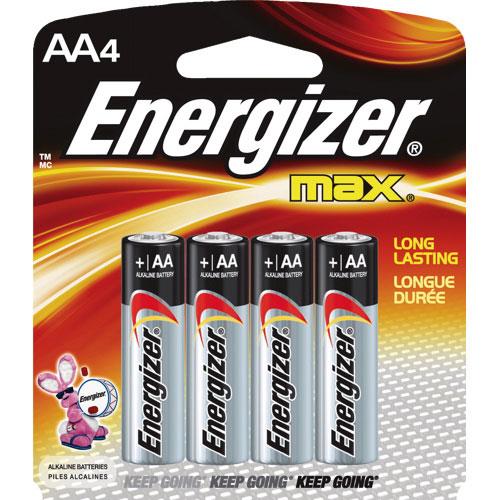 Energizer Max Batteries Aa - 4 Pack